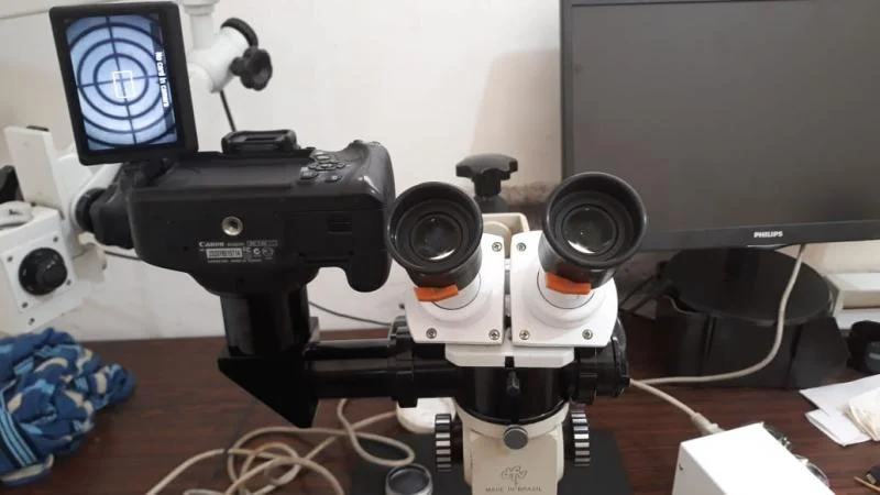 Serviço de reparação de microscópio endodontia